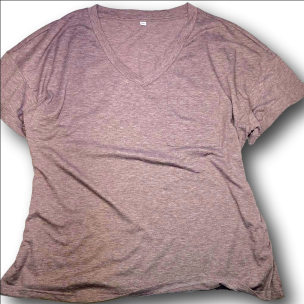 Women's Unbranded Short Sleeve Tee XXL Purple